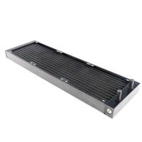 Dissipateur de chaleur en aluminium anodisé noir de haute qualité CNC coupe et pliée radiateur de refroidissement par eau packs de batterie plaque de refroidissement liquide