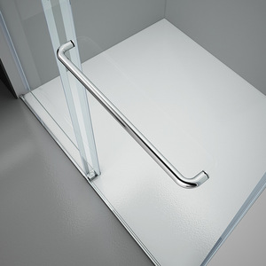 Phòng tắm không Khung nhà sản xuất màn hình tắm, tùy chỉnh dày 6mm 8mm 10mm 12mm Tempered kính mờ phòng tắm bao vây Bộ dụng cụ - Product Image 3