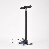 Accessoires de paintball pompe manuelle pliante à base d'acier inoxydable haute pression pompe Pcp 4500 psi