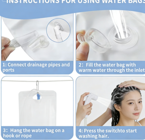 Borsa doccia da campeggio OEM 10L, borsa doccia in PVC per esterni, escursioni e campeggio - Product Image 6