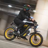 Bicicleta Eléctrica superrunner de alta calidad, 20 pulgadas, 7 velocidades, aleación de aluminio, freno de disco para bicicleta de montaña, novedad de 2023