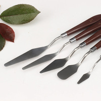 Ensemble de grattoirs pour peinture à l'huile, grattoir pour peinture à l'aquarelle, outil de pâtisserie en acier inoxydable