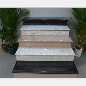 Granite Modern Chinese Natural Stone Indoor Office Building Stairs 3 Years Staircase Tiles Natural Stone Traditional R.S.C Stone