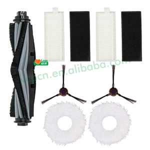 Robot aspirateur pièces balayage accessoires Kit d'outils pour <span class=keywords><strong>Ecovacs</strong></span> <span class=keywords><strong>N9</strong></span> <span class=keywords><strong>N9</strong></span> + aspirateur rouleau principal côté brosse filtre vadrouille tissu - Product Image 1