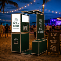 Machine de photomaton modulaire portable en libre-service pour événements, centres commerciaux, festivals, attractions touristiques et stations balnéaires
