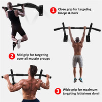 Barres de traction pour musculation Barres robustes avec poignées rembourrées Barre de traction pour musculation à domicile