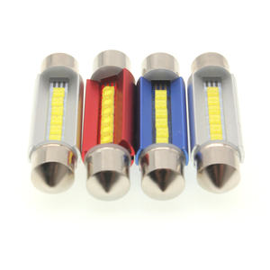 FSYLX 31mm 36mm 39mm 41mm Festoon Canbus 2525 6SMD C5W luz de lectura Led automática lámpara de techo luces interiores de coche 12 voltios blanco - Product Image 1