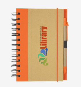 Carnet à couverture rigide personnalisé, inspiré de l'éco-responsabilité, 40 feuilles, avec stylos, logo couleur, cadeau promotionnel, vente <span class=keywords><strong>en</strong></span> gros, haute qualité - Product Image 1