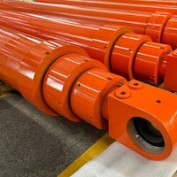 Vérin hydraulique télescopique économique pour camion poubelle et exploitation minière, tige de piston en acier chromé dur