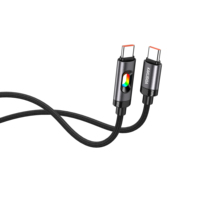 Câble de charge rapide extra-long et durable KSC-1027 100W, Type-C vers Type-C KAKUSIGA, pour téléphone, souris, lecteur MP3