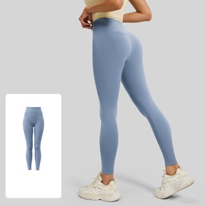 Leggings de sport sans couture pour femmes, taille haute, sexy, effet push-up, du S au 3XL, pour yoga et fitness - Product Image 3