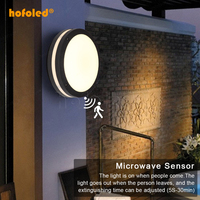 Super Bright LED Bulkhead Aluminium 3CCT Round Flush Wall Mount Light Plafonniers pour Chambre Cuisine Salle de Bain
