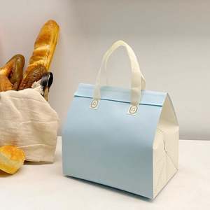 Bolsa Térmica Reutilizable, Impermeable y Moderna para Almuerzo, con Logotipo Personalizado, Laminación de Papel de Aluminio No Tejido, para Entrega de Alimentos - Product Image 4