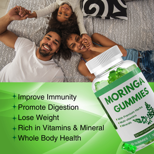 Gommes à l'extrait de feuille de Moringa biologique de marque privée ourson en gomme OEM pour adultes ne convient pas aux femmes enceintes - Product Image 2