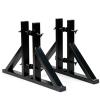 Support de présentation de porte réglable sur pied en métal pour machines de menuiserie, idéal pour l'affichage de porte en bois, d'échantillons de carrelage et de marbre en showroom