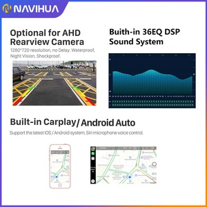 วิทยุติดรถยนต์ Navihua มัลติมีเดีย Carplay เครื่องเล่น DVD ในรถยนต์ ระบบนำทาง GPS สำหรับรถยนต์ฟอร์ด เรนเจอร์ เอเวอเรสต์ ปี 2015-2022 - Product Image 3