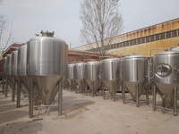 Équipement de brassage de bière, 3 bateaux, 1000l, pour micro-brasserie et bar
