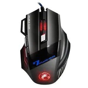 iMICE X7 Black 7D Usb Gaming Mouse with 4 levels DPI, Finger Support and Large Size