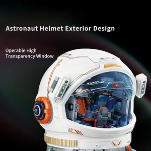 Wekki 506511 Creative Universe Explore Model Space Capsule Astronaut Helmet Steam Educational Toys Gifts Building Blocks Sets - Product Image 3