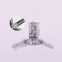 31mm Argent Or Laiton Antique Couleur Quadrant Charnière Boîte En Bois Bijoux Charnières pour Petite Boîte