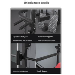 Sistema de Entrenamiento de Ejercicio Total para el Hogar, Equipo de Ejercicio de Acero Unisex para Entrenamiento Físico en Casa, Brazos y Pecho - Product Image 6