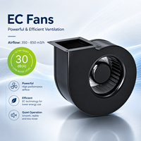 Ventilateur de récupération d'air vertical ERV décentralisé 850m³/h à haute efficacité avec ventilateur EC silencieux pour salle de classe
