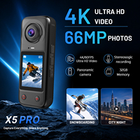 Cámara HD Portátil X5, Grabadora de Video Vlog con Visión Nocturna y Wifi