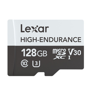 100% orijinal Lexar hafıza kartı yüksek dayanıklılık Video izleme Flash kart 32gb 64gb 128gb Sdhc/sdxc mikro sd