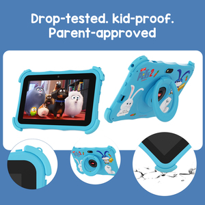 <b>C</b> Idea Cheap Education Kids Tablet 7 Inches Android 16 Storage 256GB ROM Dual Camera for children (blue) - Product Image 2