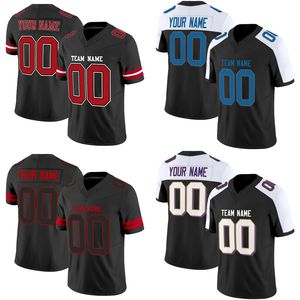 定制刺绣美式橄榄球球衣涤纶高品质缝制克利夫兰水牛队服装新设计橄榄球制服 - Product Image 1