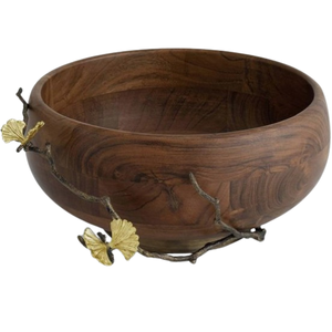 Buena calidad, precio asequible, forma redondeada, venta al por mayor, cuenco de madera de acacia natural, Frutero de madera para servir comida - Product Image 6