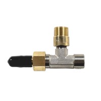 Nouveaux raccords en T en acier inoxydable Winibo pour accessoires marins, pour tubes de 5/16" et 3/8", adaptateur fileté 9/16"-24, purgeur