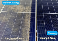 Machine de nettoyage de panneaux solaires suspendus extra longue sur mesure avec contrôle automatique intelligent pour fermes solaires simples ou multi-chaînes