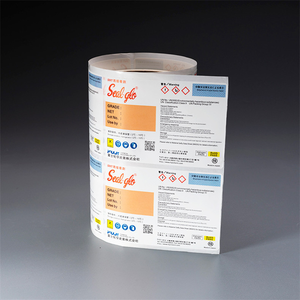 Tùy chỉnh không thấm nước tự dính nhãn giấy PVC Vinyl in ấn nhãn dán CuộN hai mặt chai nhãn dán - Product Image 5