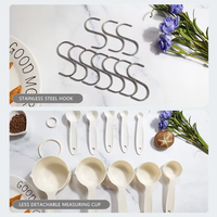 Ensemble de 33 ustensiles de cuisine en silicone avec support, kit d'accessoires de cuisson antiadhésifs avec manche en bois pour la cuisine à domicile, vente en gros OEM