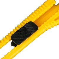 BECOL Vente chaude Couteau utilitaire multifonction 18 mm Couteau à papier de sécurité robuste avec poignée en plastique pour carton, art, artisanat