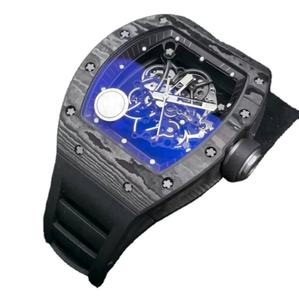 Reloj Mecánico de Alta Calidad con Forma de Barril, Reloj Cronógrafo Automático con Correa de Goma - Product Image 2