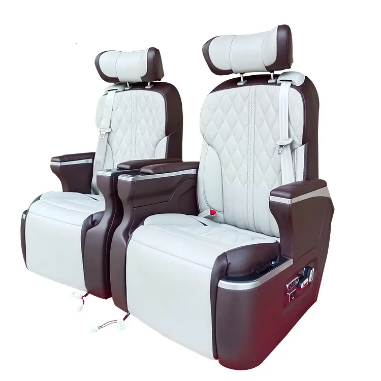 Siège de massage inclinable et ventilé, ST-HD Mpv, pivotant, puissance réglable, vip auto électrique, siège de voiture de luxe pour van