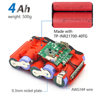 TPCELL 4AH/5AH Professional 18V Li-ion Batterie de remplacement pour ProCORE 21700 BMS pour BAT609 BAT618 Lithium Ion Battery