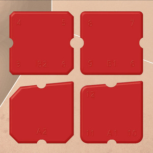 Glue applicator, scraper, glue scraper, glass glue trimming, door and window corner removal, grout sealing tool, - Product Image 2