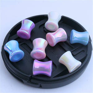 1 Bolsa de Cuentas para Trenzas, Joyería para Trenzas, Cuentas de Plástico/Resina con Orificio Grande para Manualidades, Accesorios para el Cabello de Niñas - Product Image 2