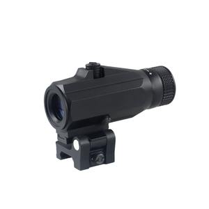 Mira Laser de Ponto Vermelho em Alumínio com Ampliação de 3x para Uso Externo Espelho Preto - Product Image 4