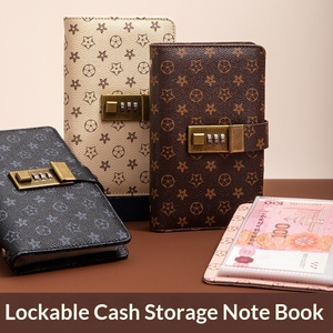 Clip para billetes de alta gama estilo retro A6, libro de almacenamiento de ahorros para gestión financiera y <span class=keywords><strong>contabilidad</strong></span>, regalo CQB y otros. - Product Image 2