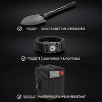 Kit de survie d'urgence pour le camping et les aventures en plein air PTGE TYJA041 - Équipement de survie de Yiwu