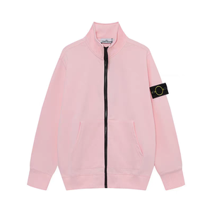 Veste décontractée de luxe en coton 100% coupe ample coupe-vent à col rond pour homme - Collection Island - Product Image 2