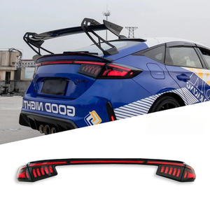 Nouveau feu arrière LED AURON en ABS rouge, avec fonction de feux de jour, 12V, pour Honda Civic 2022-2025, pour modernisation et remplacement - Product Image 1