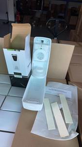 Distributeur de parfum automatique tout blanc Rafraîchisseur <span class=keywords><strong>d</strong></span>'<span class=keywords><strong>air</strong></span> mural écologique à entraînement par <span class=keywords><strong>ventilateur</strong></span> rechargeable - Product Image 3