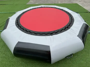 Parco Acquatico Gonfiabile in PVC, Oggetti Galleggianti per Giochi d'Acqua per Bambini, Trampolino per Sport e Avventura, Uso per Asili - Product Image 5
