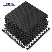 LINYIQUEEN المهنية المتشابكة إيفا 60*60 ورقة/T نمط للماء المضادة للانزلاق واقية الأرضيات اللياقة البدنية