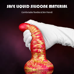 Monster consolador <span class=keywords><strong>de</strong></span> silicona gruesa para hombres y mujeres Unisex suave color mezclado pene simulado realista juguete sexual <span class=keywords><strong>de</strong></span> silicona líquida - Product Image 5